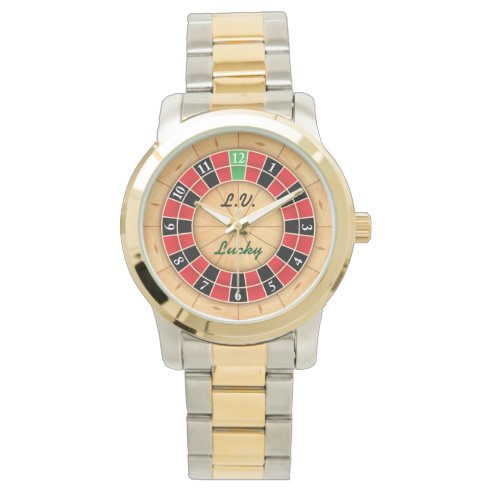 Premium Roulette-Inspired Wristwatch – Elegant, Timeless & Playful